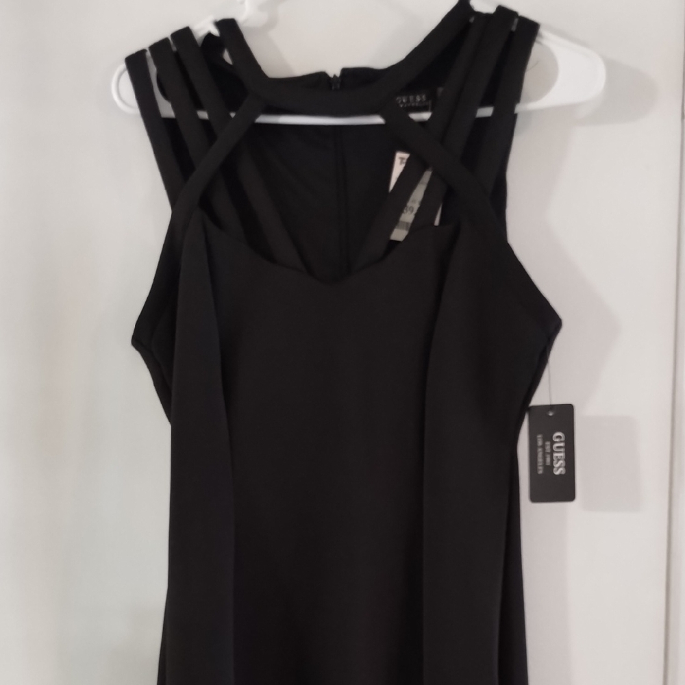 Guess Black Strappy Dress
